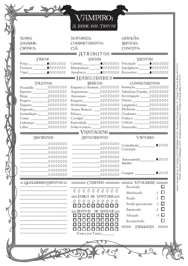 Vampiro A Idade Das Trevas Pdf